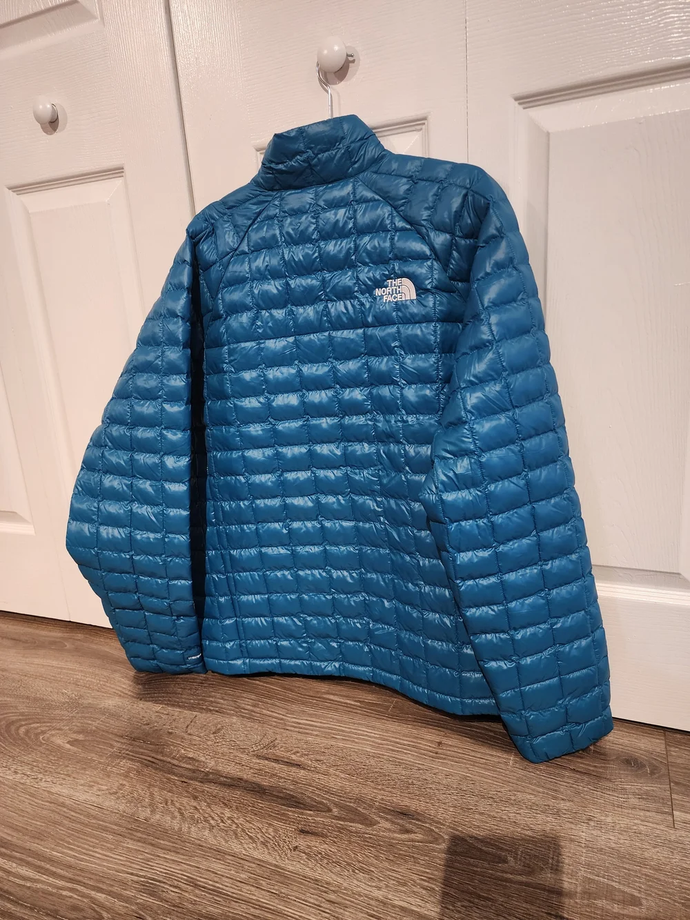 The North Face Mens Thermoball Dusk Blue Quilted Packable Jacket